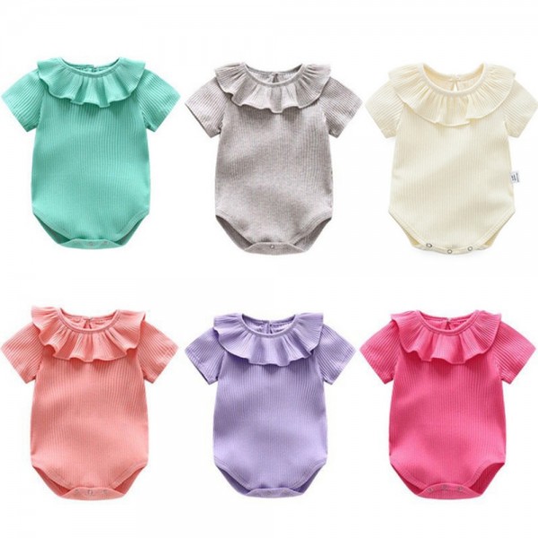 6er-Pack Bodys für Baby-Mädchen Kurzarm-Body